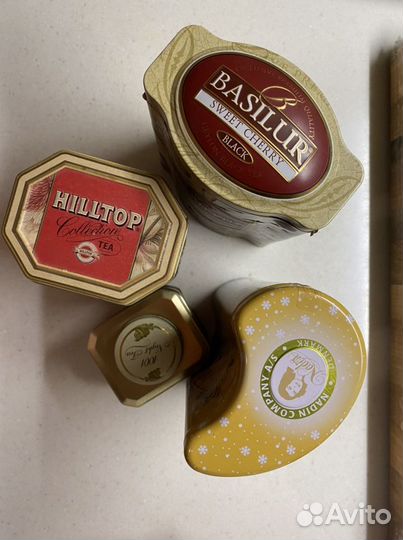 Жестяная банка из под чая