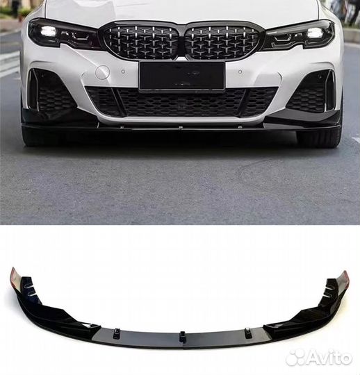 Сплиттер губа на бамер BMW G20