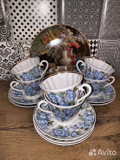 Чайный сервиз, чайная пара, лфз, ифз, фарфор
