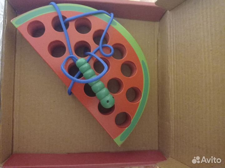 Игрушка детская Шнуровка арбуз