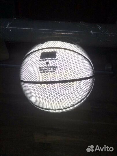 Баскетбольный мяч wildsun 7 светоотражающий