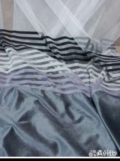 Шторы тюль на кухню новый