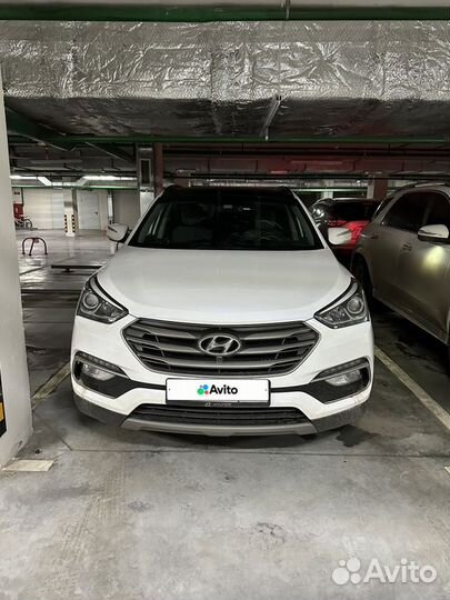 Hyundai Santa Fe 2.4 AT, 2018, 42 000 км