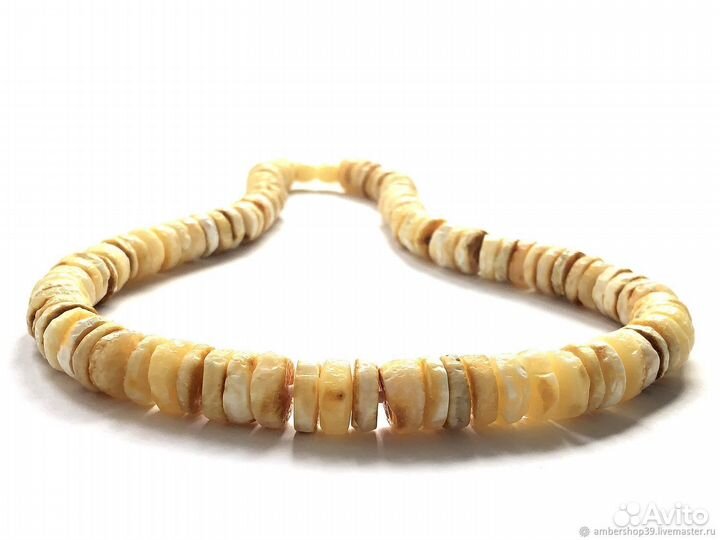 Бусы лечебные из натурального янтаря