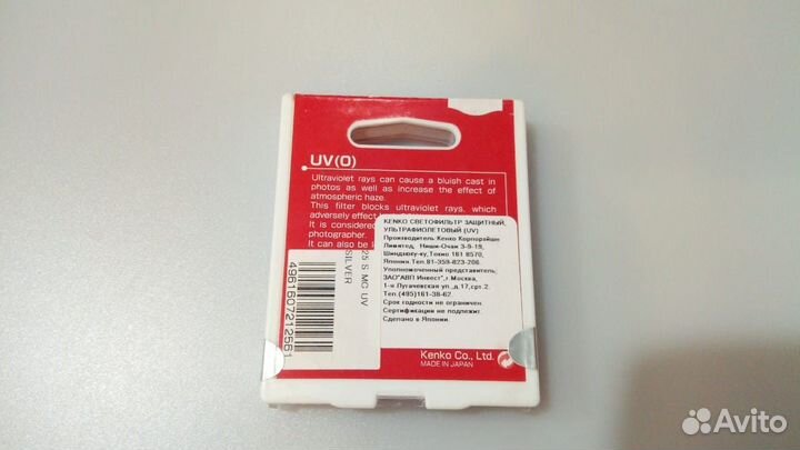 Защитный фильтр kenko 25мм MC-UV