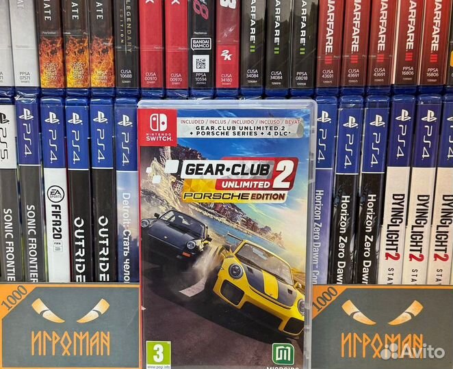 Игры NSwitch Gear Club Unlimited 2: Porsche Editio