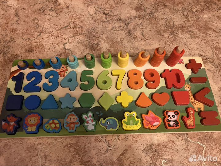 Деревянная развивающая игрушка