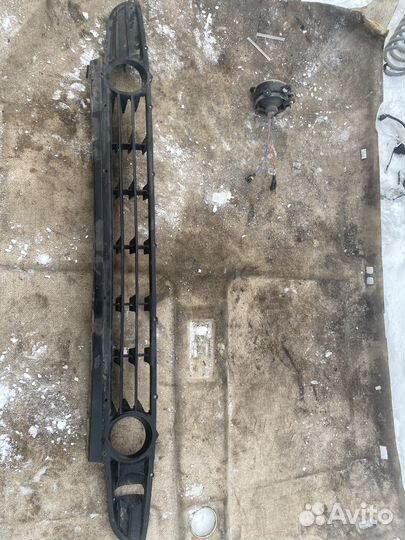 Решётка бампера под туманки priora 1