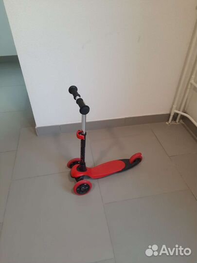 Самокат детский трехколесный бу