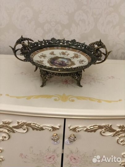 Ваза фарфор бронза