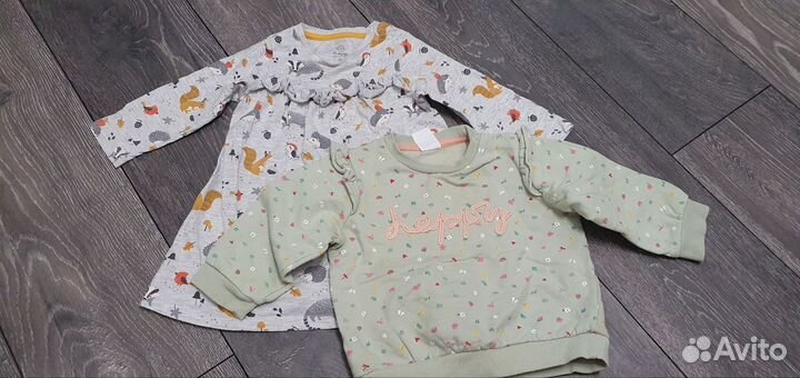 Детские вещи пакетом для девочки 80