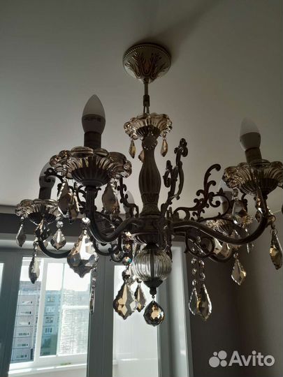 Люстра потолочная подвесная бу