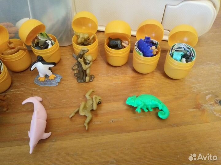 Игрушки Киндер сюрприз Natoons животные