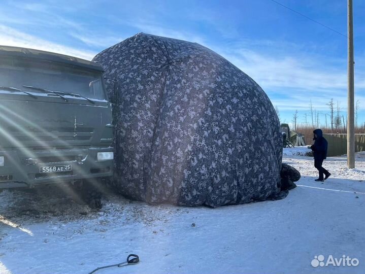 Бескаркасная палатка. Мобильный модуль
