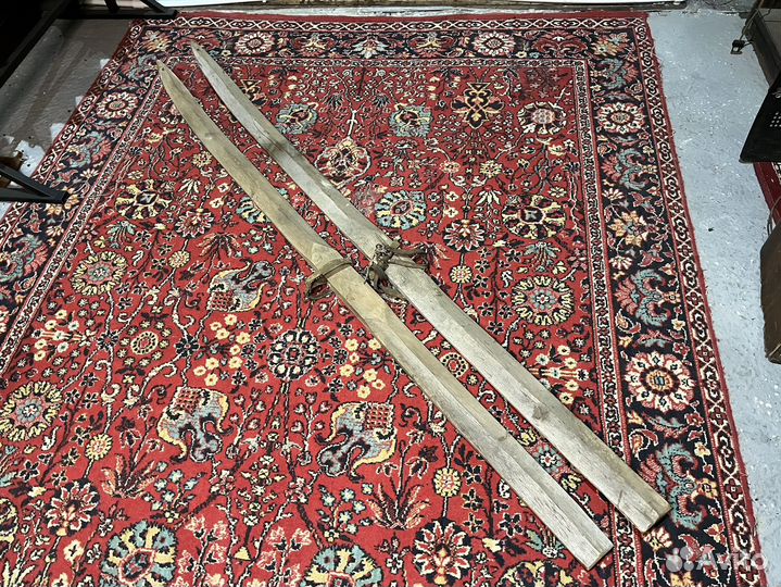 Лыжи старинные деревянные