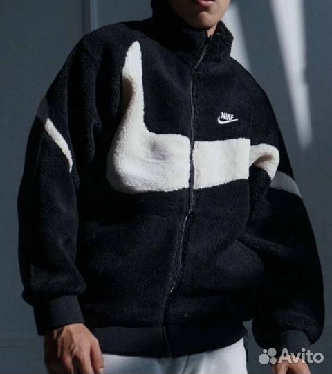 Куртка nike барашка двухсторонняя