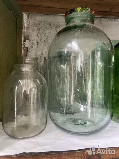 Банка 10 литров, 5, 3 стеклянная