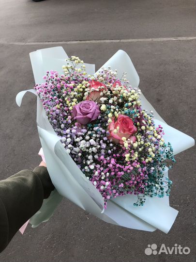 Букет из гипсофилы цветы гипсофилы 1 сентября