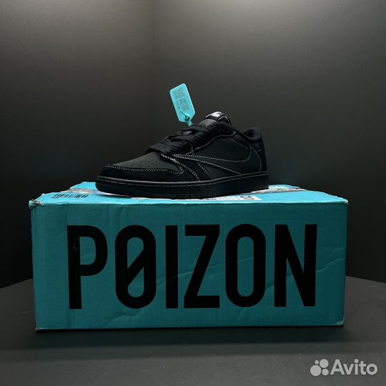 Кроссовки air jordan travis scott black phantom