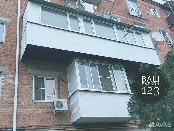 Остекление лоджии/Бесплатный замер