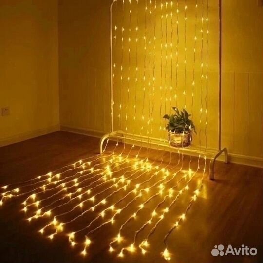 Гирлянда водопад / бахрома