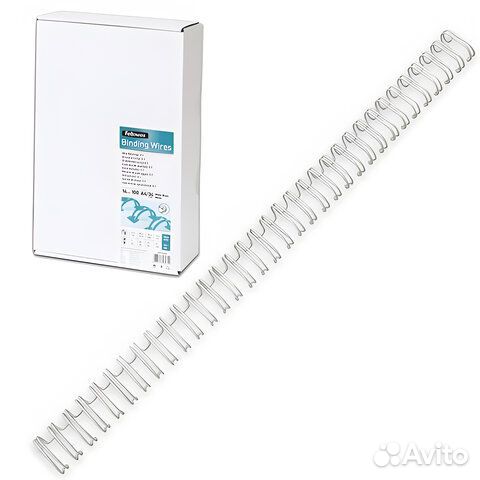 Пружины металлические для переплета, fellowes 14мм