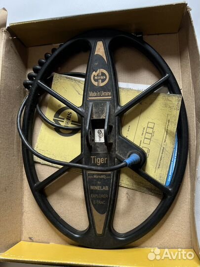 Новая катушка от металлоискателя MRS + Detech