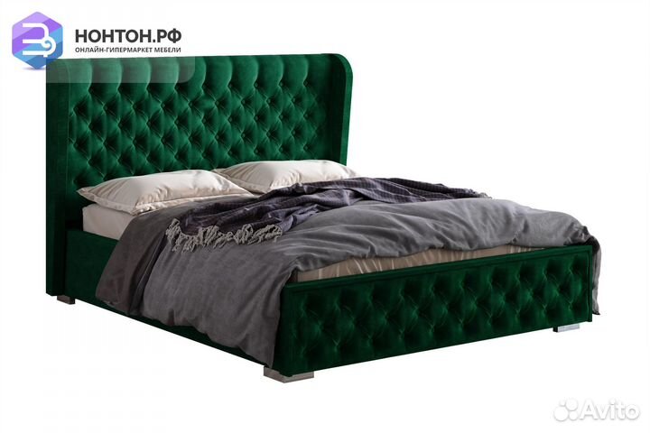 Кровать Франческа зеленая
