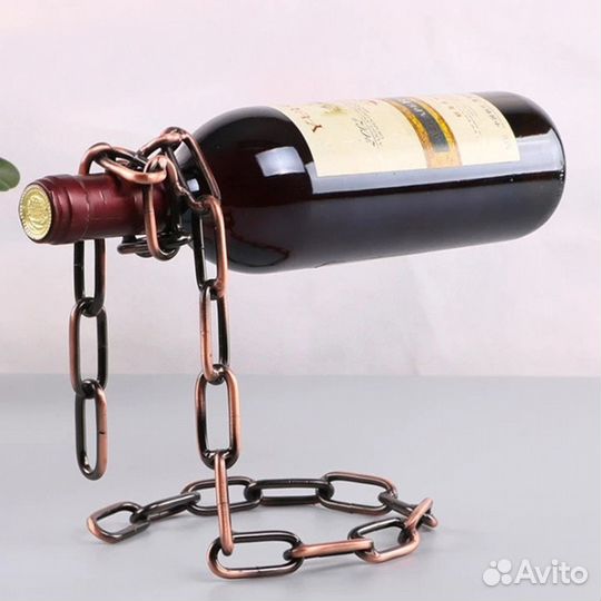 Подарок для мужчины. Держатель для бутылки цепь