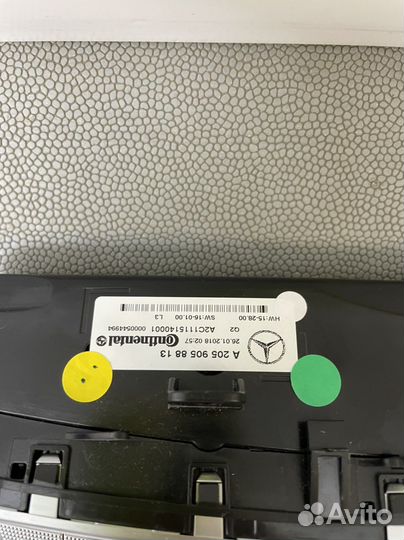 Mercedes glc w205 блок климата панель эбу