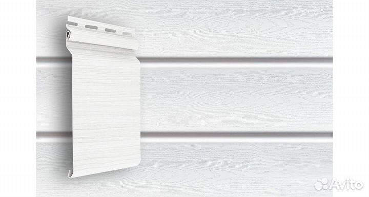 Сайдинг Natural Брус 3,0 S7 Grand Line Белый