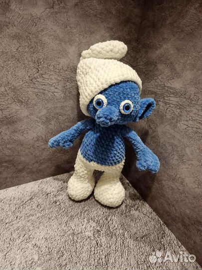 Мягкая игрушка вязаная Гномик