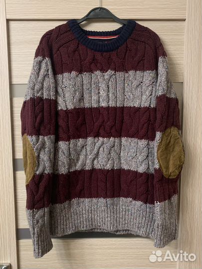 Зимний свитер Tommy Hilfiger в идеале натур шерсть