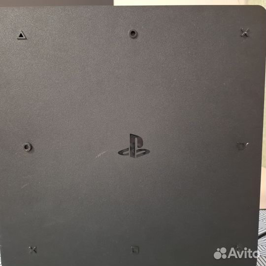 Игровая приставка ps4 slim 1tb, б/у, +1 игра