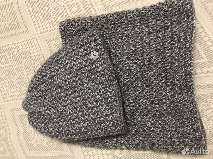 Шапка зимняя и снуд 52