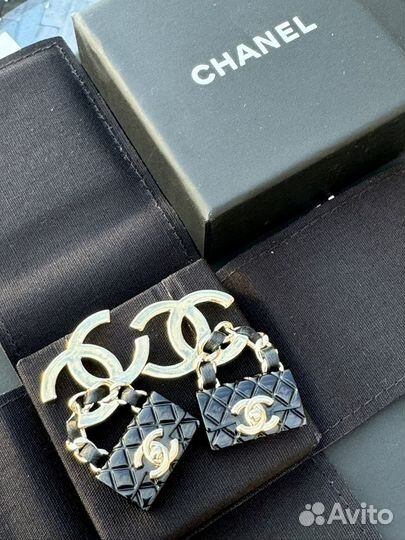 Серьги Chanel, оригинал