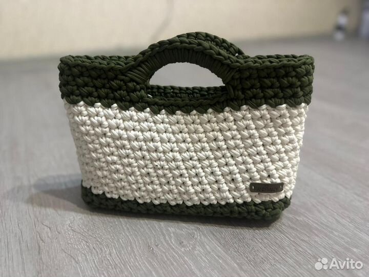 Сумка из трикотажной пряжи