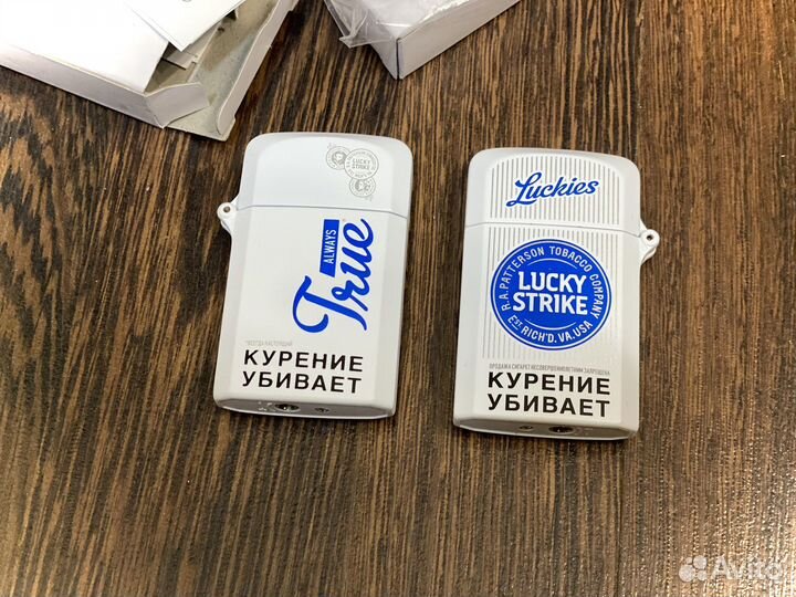 Lucky Strike новая коллекционная турбо зажигалка