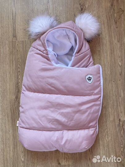 Конверт кокон на выписку