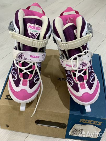 Коньки раздвижные Roces 30-35