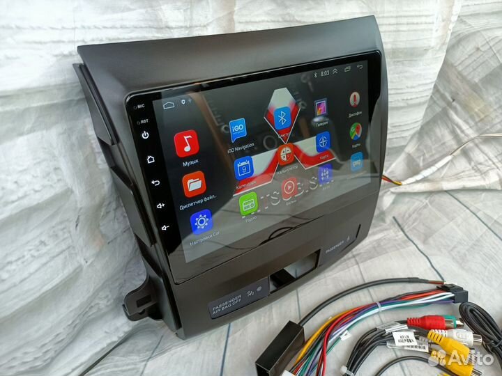 Магнитола Mitsubishi Outlander 2 андроид новая