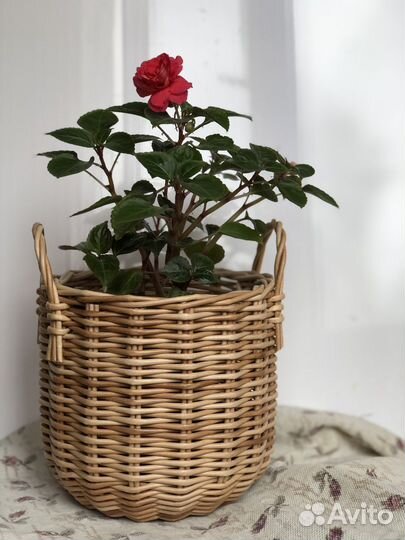 Плетеные корзинки для хранения