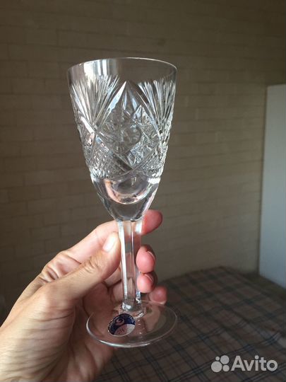 Бокалы фужеры хрусталь СССР Дятьково новые