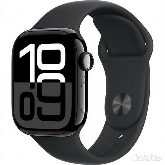 Apple Watch Series 10 GPS 42mm Jet Black Aluminum