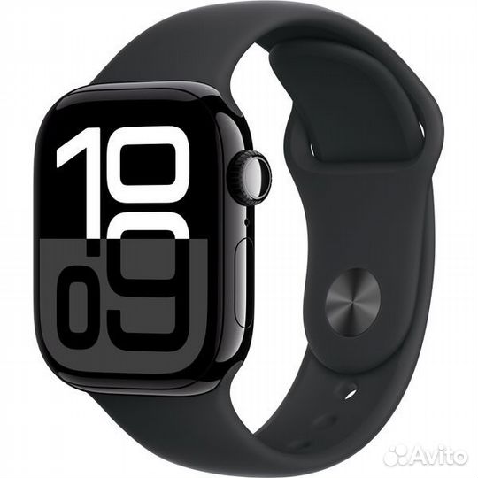 Apple Watch Series 10 GPS 42mm Jet Black Aluminum