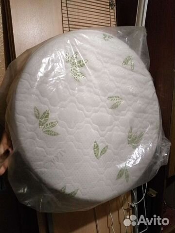 Матрас детский круглый диаметр 70