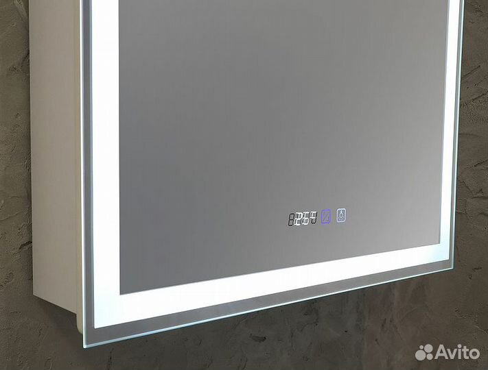 Зеркальный шкаф Silver Mirrors Киото 60 LED-00002358 с подсветкой Белый