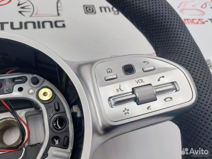 Руль GLS 63 AMG Карбон + Кожа на Mercedes GLS X167