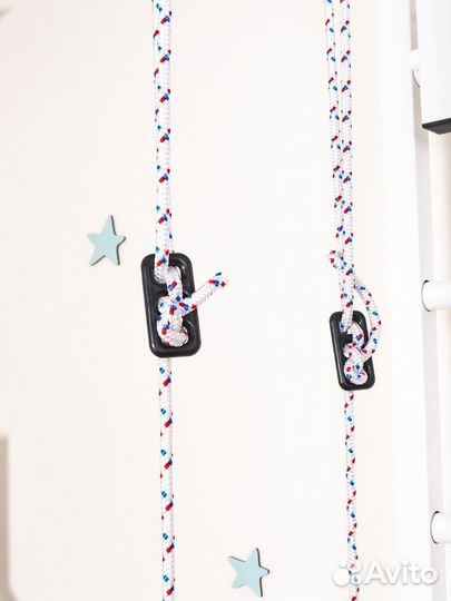 Кольца гимнастические детские треугольные, Желтые