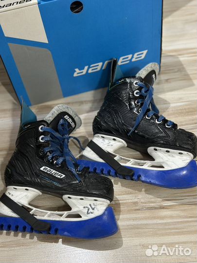 Хоккейные коньки детские bauer XLP размер YTH 12.0
